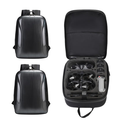 For DJI AVATA Storage Bag Hard Shell Waterproof Shoulder Bag Backpack(Black EVA Lining) by buy2fix