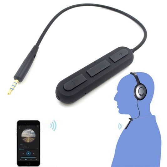 For BOSE QC25 / OE2 / QC35 / AKG / Y50 / Y40 Headphones Bluetooth Cable(Black) - Headset Accessories by buy2fix | Online Shopping UK | buy2fix