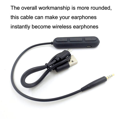 For BOSE QC25 / OE2 / QC35 / AKG / Y50 / Y40 Headphones Bluetooth Cable(Black) - Headset Accessories by buy2fix | Online Shopping UK | buy2fix