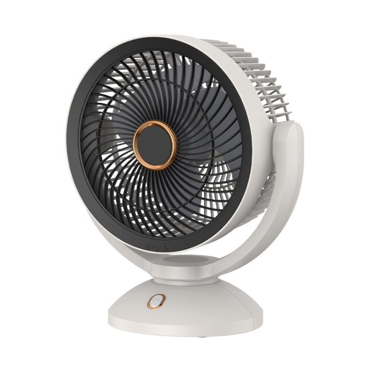 Desktop Air Circulation Upright Night Light Fan Household Rotatable Turbo Fan, Style: Charging Model by buy2fix