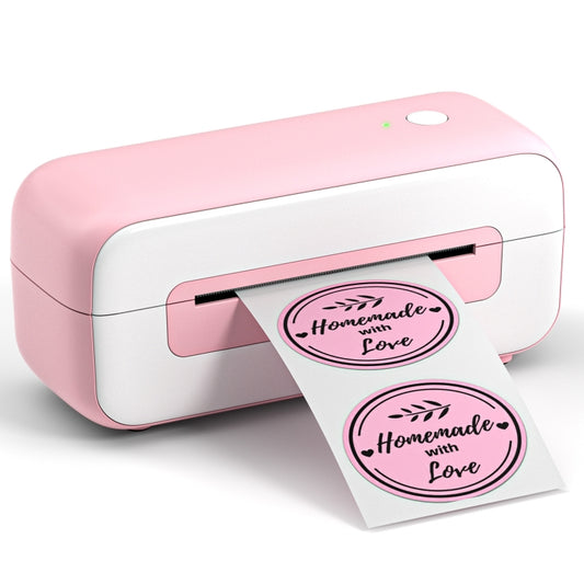 Phomemo PM246S Address Label Printer Thermal Paper Express E-Manifest Printer, Size: EU(Pink) - Receipt Printers by Phomemo | Online Shopping UK | buy2fix