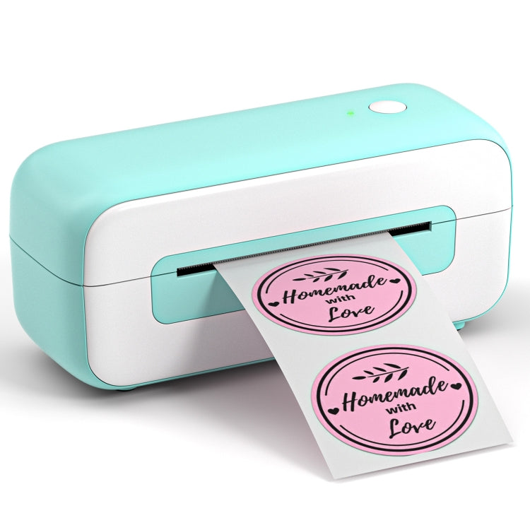 Phomemo PM246S Address Label Printer Thermal Paper Express E-Manifest Printer, Size: EU(Green) - Receipt Printers by Phomemo | Online Shopping UK | buy2fix