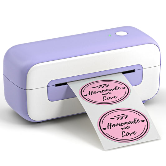 Phomemo PM246S Address Label Printer Thermal Paper Express E-Manifest Printer, Size: EU(Purple) - Receipt Printers by Phomemo | Online Shopping UK | buy2fix