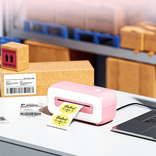 Phomemo PM246S Address Label Printer Thermal Paper Express E-Manifest Printer, Size: EU(Purple) - Receipt Printers by Phomemo | Online Shopping UK | buy2fix