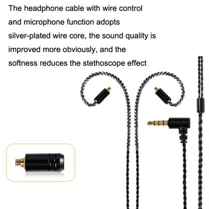 For IE Interface Headphone Cable With Microphone Upgrade Cable by buy2fix