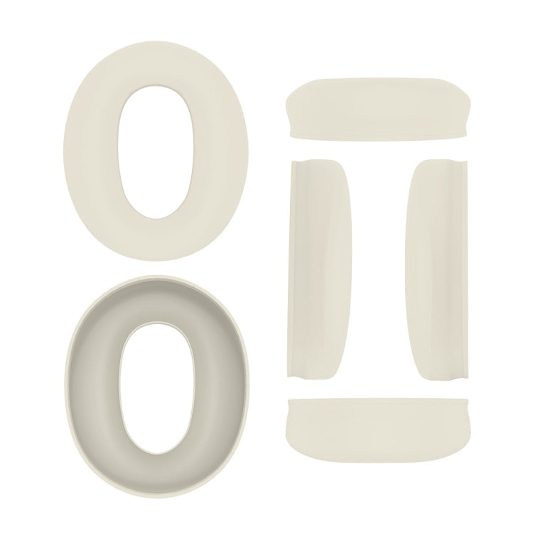 For Sony WH-CH720N Headphones Dustproof Protective Case(Beige) by buy2fix