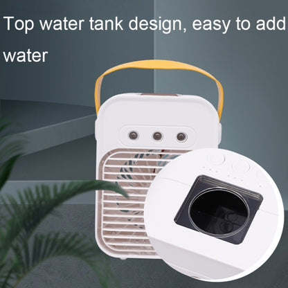 Mini Desktop Air Conditioner Fan Household Spray Humidification Air Cooler(White) by buy2fix