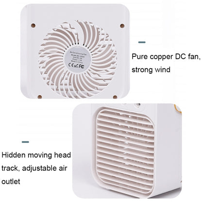 Mini Desktop Air Conditioner Fan Household Spray Humidification Air Cooler(White) by buy2fix