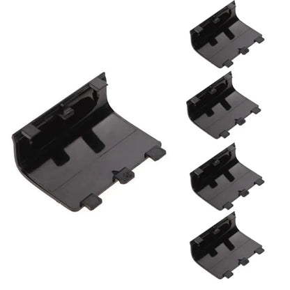 For Xbox One 5pcs Wireless Controller Battery Cover Replacement Battery Doors(Black) by buy2fix