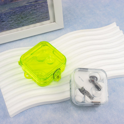 For Nothing Ear 2 Earphone Transparent Mirror PC Case(Transparent Yellow) - Other Earphone Case by buy2fix | Online Shopping UK | buy2fix