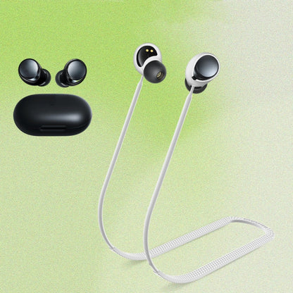 For Anker Soundcore Space A40 2pcs Headphones Silicone Anti-Lost Cord(Beige) by buy2fix