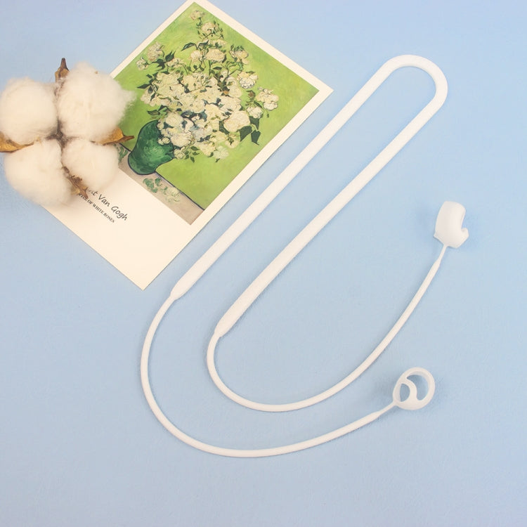 For Anker Soundcore Space A40 2pcs Headphones Silicone Anti-Lost Cord(Beige) by buy2fix