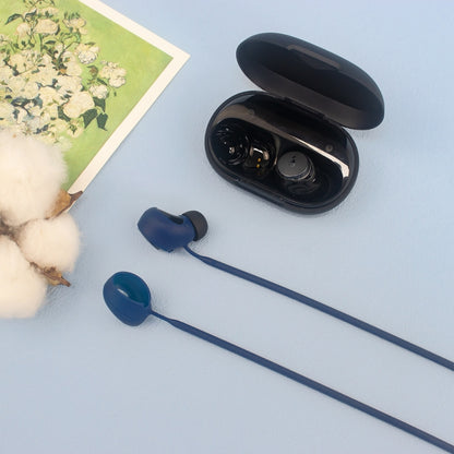 For Anker Soundcore Space A40 2pcs Headphones Silicone Anti-Lost Cord(Blue) by buy2fix