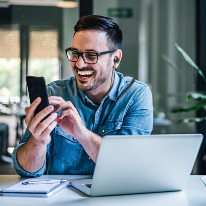 For Anker Soundcore Space A40 2pcs Headphones Silicone Anti-Lost Cord(Blue) by buy2fix