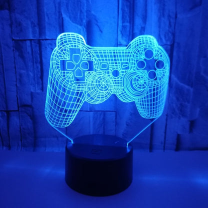 3D Game Handle Three-dimensional Colorful LED Lights, Style: Touch Black Base - Novelty Lighting by buy2fix | Online Shopping UK | buy2fix