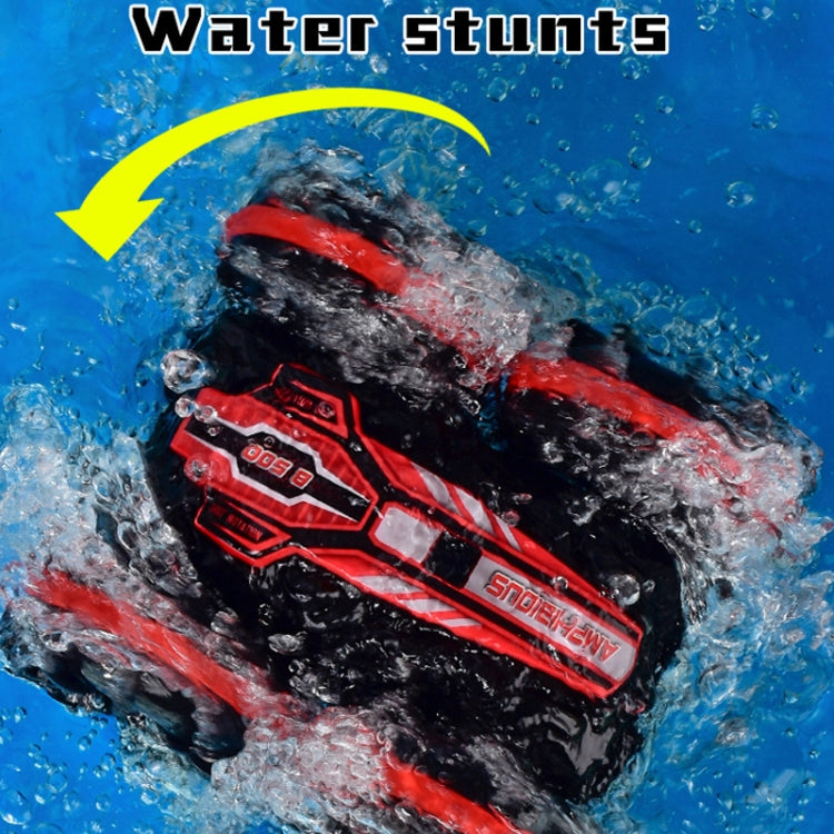 2.4G Amphibious Stunt Remote Control Car Double-sided Rolling Driving Children Electric Toys(Red) - RC Cars by buy2fix | Online Shopping UK | buy2fix