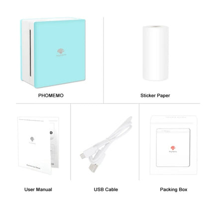 Phomemo M02-WH Pocket Small Bluetooth Portable Photo Thermal Label Wrong Question Printer - Photo Printers by Huawei | Online Shopping UK | buy2fix