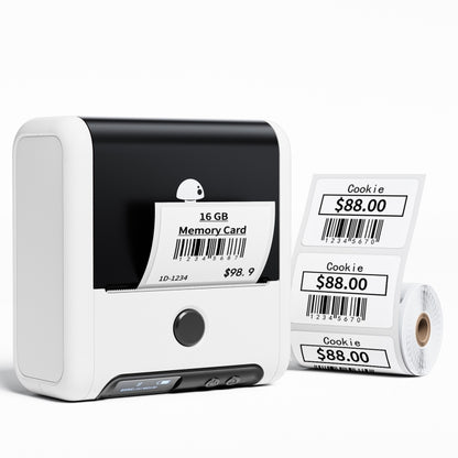 Phomemo M200 QR Code Tag Handheld Portable Bluetooth Thermal Label Printer(White) - Receipt Printers by Phomemo | Online Shopping UK | buy2fix