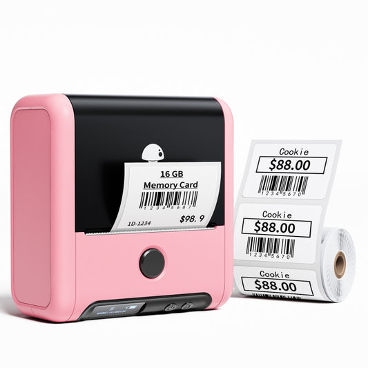 Phomemo M200 QR Code Tag Handheld Portable Bluetooth Thermal Label Printer(Pink) - Receipt Printers by Phomemo | Online Shopping UK | buy2fix