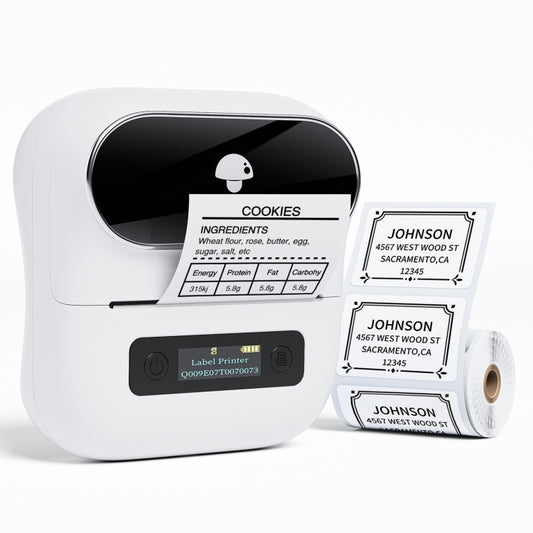 Phomemo M220 Jewelry Clothing Tags Bluetooth Thermist Strip Tag Printer(White) - Receipt Printers by Phomemo | Online Shopping UK | buy2fix