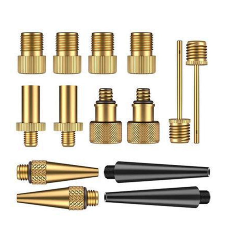 14 in 1 SV/AV/DV Bicycle Valve Adapter Set Bike Ball Pump Accessories - Tire Valve Caps by buy2fix | Online Shopping UK | buy2fix