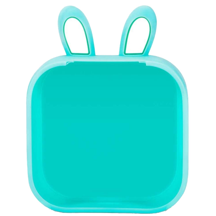 For Phomemo T02 Printer Silicone Protective Case(Green Rabbit Ear) by buy2fix