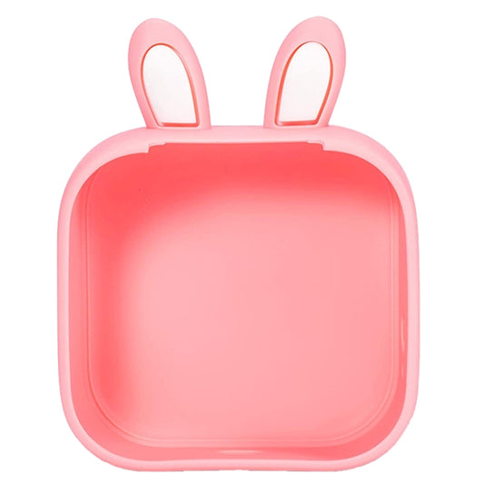 For Phomemo T02 Printer Silicone Protective Case(Pink Rabbit Ear) by buy2fix