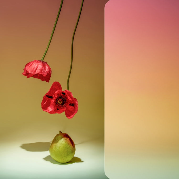 78x106cm Gradient Background Paper Photography Portrait Photo Props(Yellow River Glass) by buy2fix