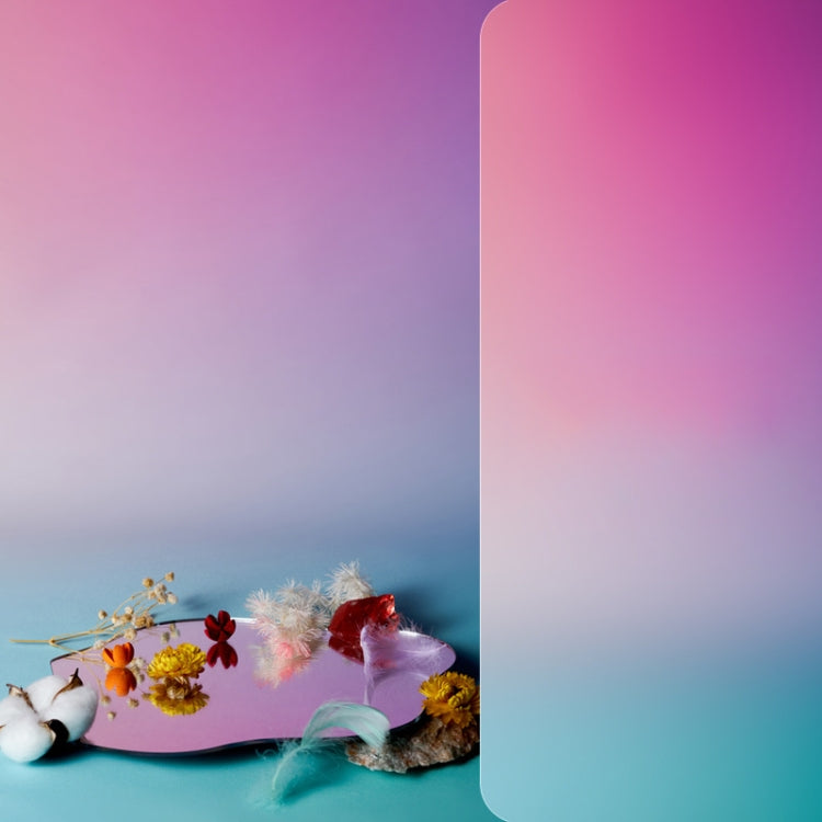 78x106cm Gradient Background Paper Photography Portrait Photo Props(Sunset And Sea) by buy2fix