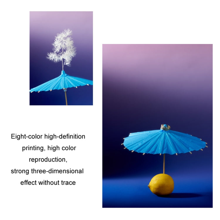 78x106cm Gradient Background Paper Photography Portrait Photo Props(Yellow River Glass) by buy2fix