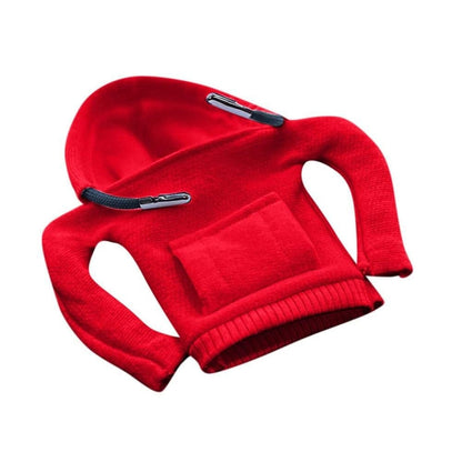 2pcs Car Gear Shift Brake Handle Hoodie Decorative Cover(Red) by buy2fix