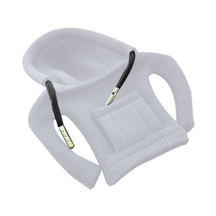 2pcs Car Gear Shift Brake Handle Hoodie Decorative Cover(White) by buy2fix