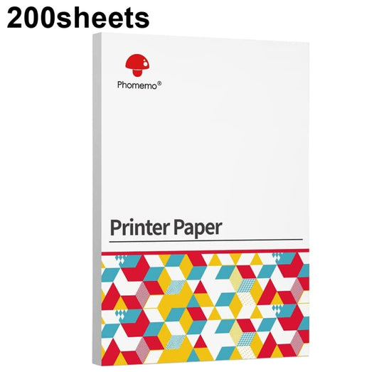 For Phomemo M08F 200sheets Thermal Printing Paper Compatible for MR.IN Brother Pocket Jet / MT800, Style: Folding Letter - Printing Paper by Phomemo | Online Shopping UK | buy2fix