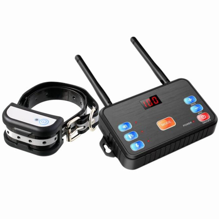 2 In 1 Pet Wireless Fence Bark Control Smart Dog Trainer, Set: 1 For 2 - Training Aids by buy2fix | Online Shopping UK | buy2fix