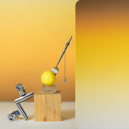 106x144cm Gradient Background Paper Photography Portrait Photo Props(Sunset) by buy2fix