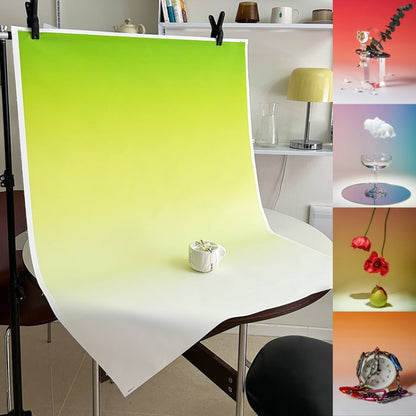 106x144cm Gradient Background Paper Photography Portrait Photo Props(Purple Cattail) - Gradient Color by buy2fix | Online Shopping UK | buy2fix