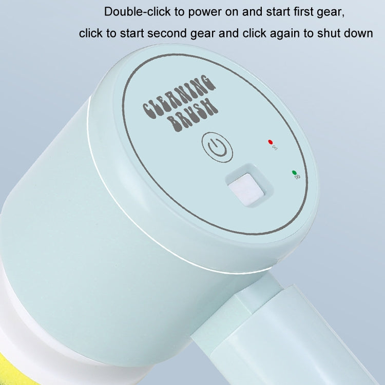 Multifunctional Handheld Wireless Folding Electric Cleaning Brush(Mint Green) - Sponges, Cloths & Brushes by buy2fix | Online Shopping UK | buy2fix