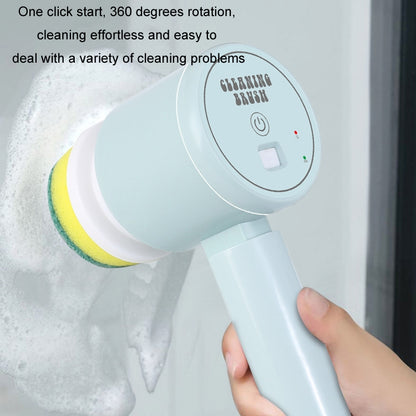 Multifunctional Handheld Wireless Folding Electric Cleaning Brush(Mint Green) - Sponges, Cloths & Brushes by buy2fix | Online Shopping UK | buy2fix