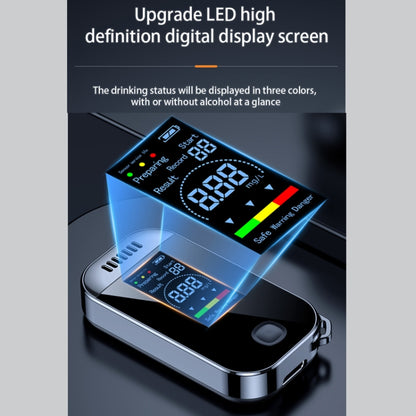 Mini Non-contact High-sensitivity Color Screen Digital Display Alcohol Tester(English) - Breath Alcohol Tester by buy2fix | Online Shopping UK | buy2fix