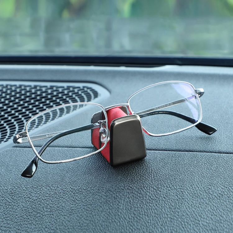Car Dashboard Glasses Storage Multifunctional Card Holder(Red) by buy2fix