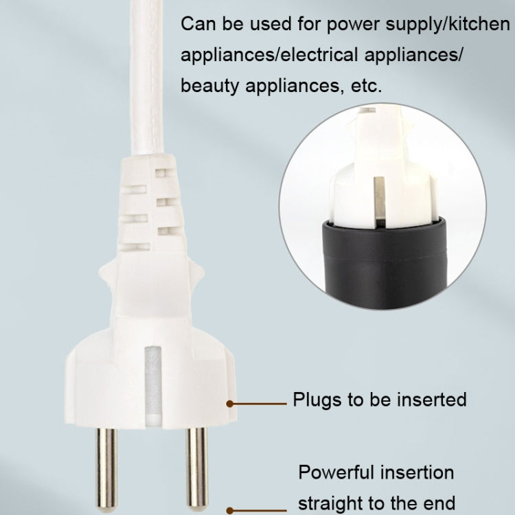 EU to Switzerland Convertible Plug With Ground Wire Travel Adaptor(Black) - Plug Adaptor by buy2fix | Online Shopping UK | buy2fix
