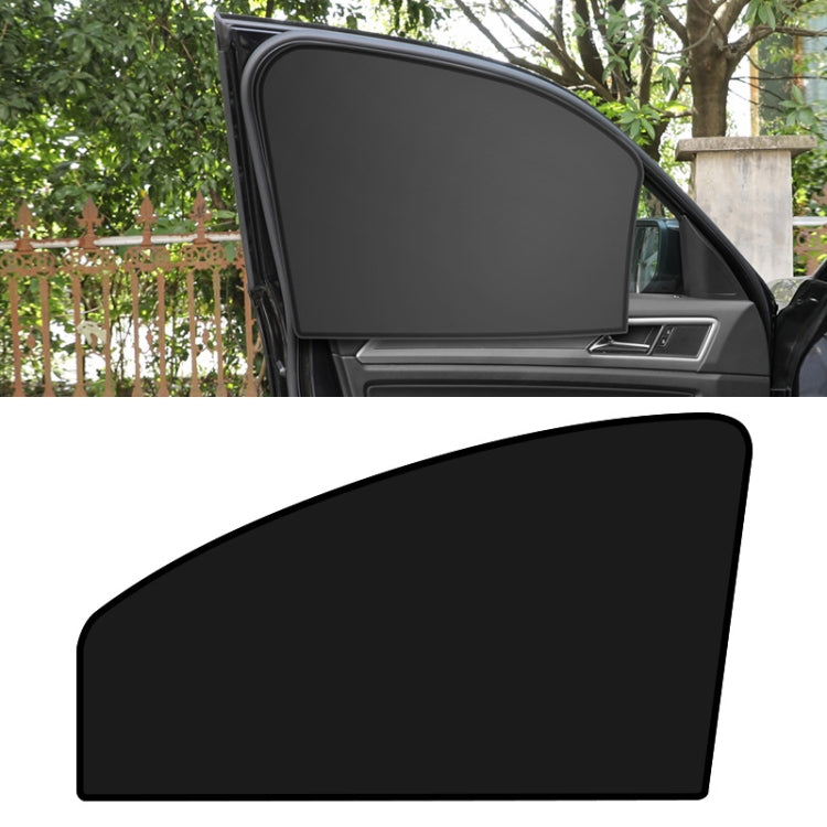Heat-insulating Opaque Vinyl Coated Magnetic Car Curtains, Style: Full Blackout Co-pilot by buy2fix