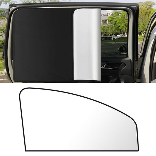 Heat-insulating Opaque Vinyl Coated Magnetic Car Curtains, Style: Titanium Silver Co-pilot by buy2fix