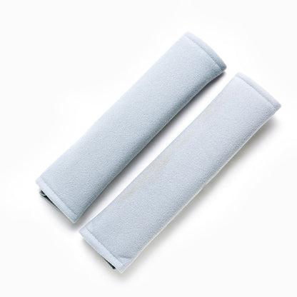 Car Seat Belts Soft Plush Shoulder Pads(Grey) by buy2fix