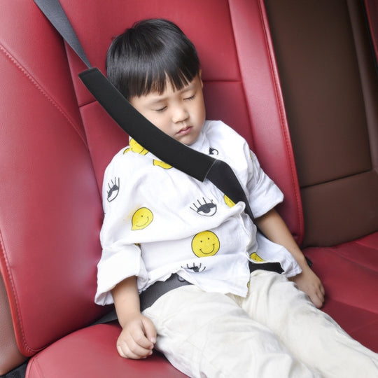Car Seat Belts Soft Plush Shoulder Pads(Black)