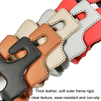 Car Double Hook Stainless Steel Rear Headrest Mobile Phone Holder(Red) by buy2fix