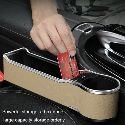 Car Seat Gap Storage Box Multifunctional Mobile Phone USB Charger, Color: QC3.0 Red by buy2fix