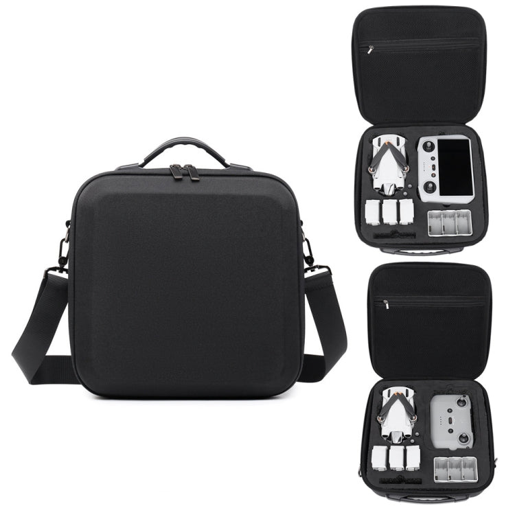 For DJI Mini 3/Mini 3 Pro Drone Storage Bag Box Shoulder Bag Suitcase(Black) by buy2fix