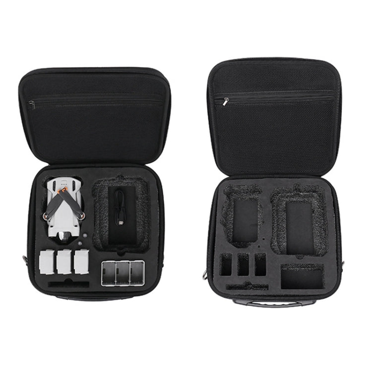 For DJI Mini 3/Mini 3 Pro Drone Storage Bag Box Shoulder Bag Suitcase(Black) by buy2fix