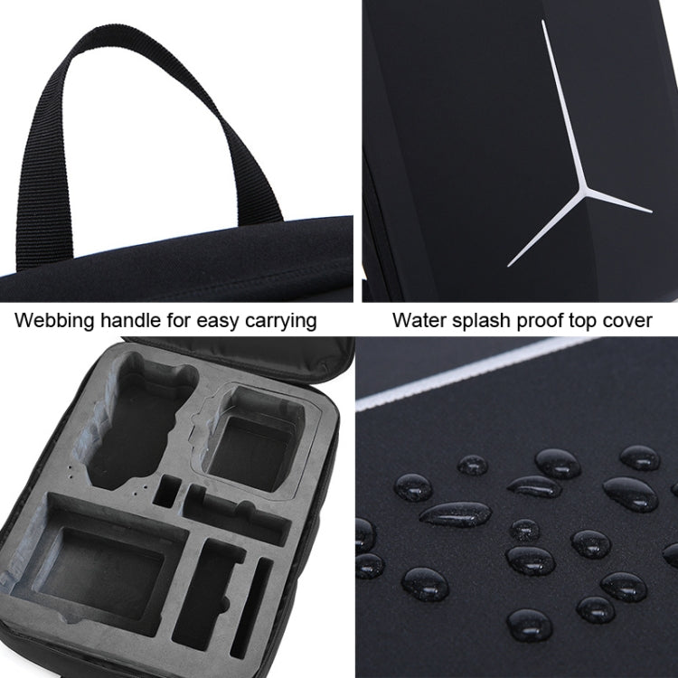 For DJI AIR 3 Storage Bag Backpack Compatible with RC-N2 or RC 2 Remote Control(Black) by buy2fix